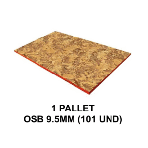 Pallet de Osb Estruc Importado 9.5 MM 1.22X2.44 M (101 unidades)