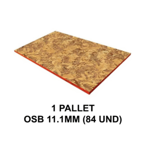 Pallet de Osb Estruc Importado 11.1 MM 1.22X2.44 M (84 unidades)